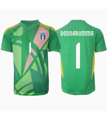 Italien Gianluigi Donnarumma #1 Målvakt Bortatröja EM 2024 Kortärmad
